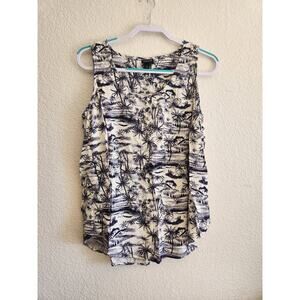Torrid Short Sleeve Palm Summer Blouse 1